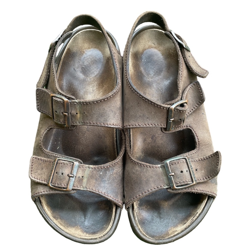 Vintage Men's Birkenstock With back strap and rubber sole (cork bed) size:11